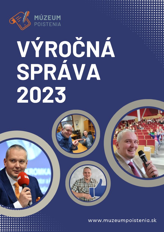 Titulná strana výročnej správy 2023