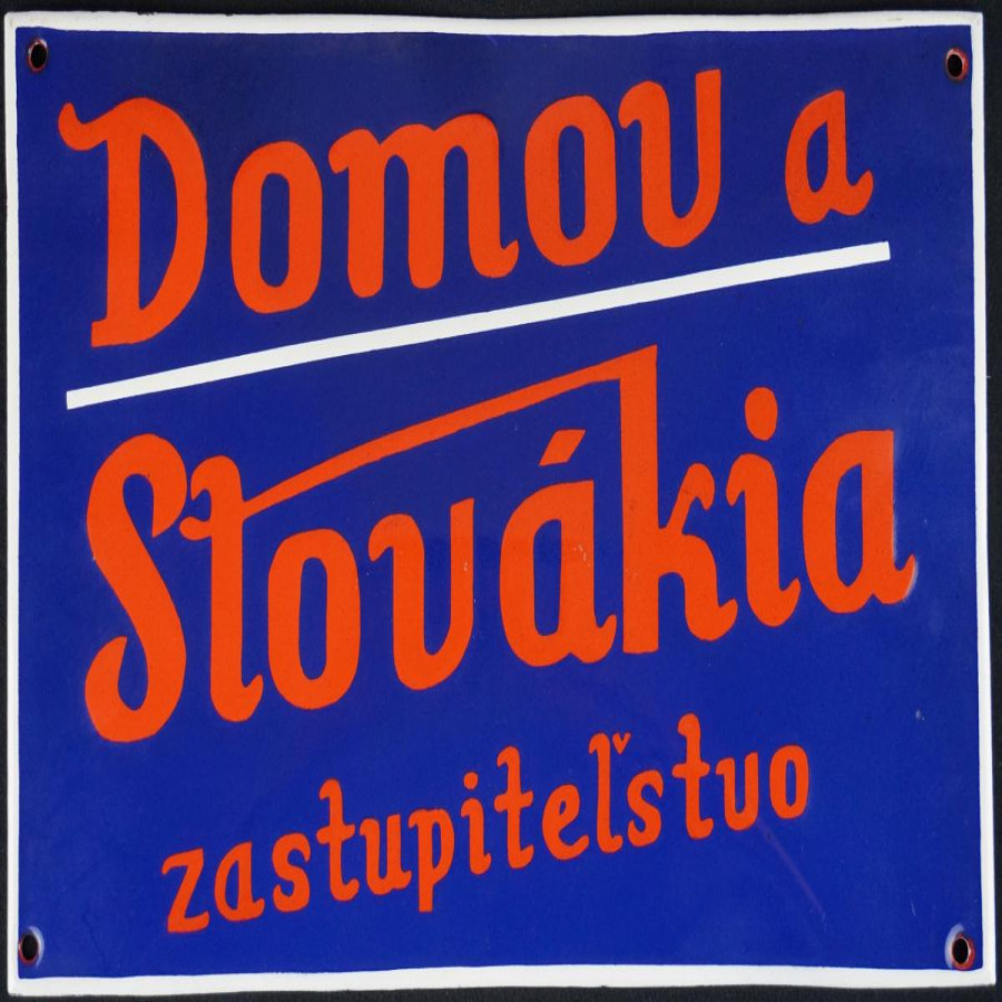 Tabuľka zastupiteľstva poisťovne Domov a Slovakia