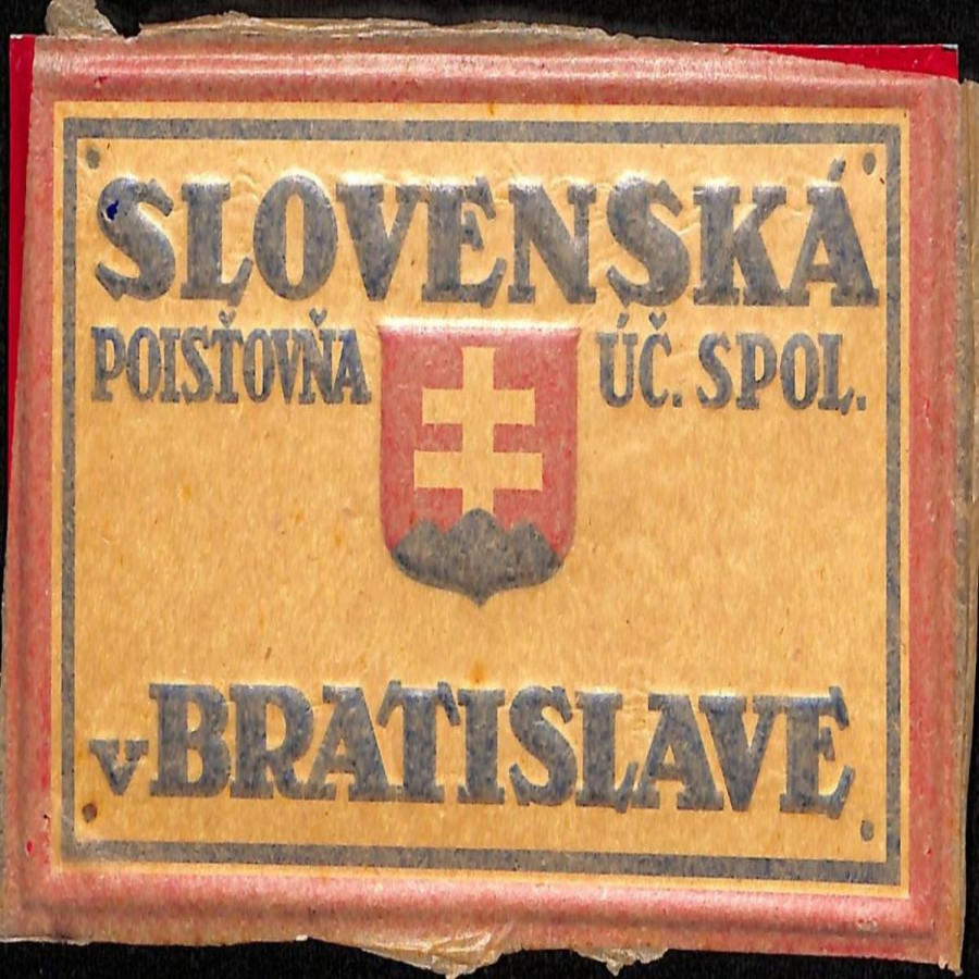 Tabuľka Slovenská poisťovňa úč. spol. Bratislava